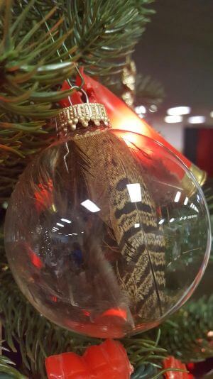 Linn County PF Festival of Trees decorated tree.  Proceeds of the silent auction go towards non profit organizations supported by the Local JayCees.  Thanks to the Corridor Clay Crushers College Trap team with student athletes from Mt Mercy University and Kirkwood Community College.